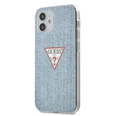 Guess Hard TPU Case for Apple iPhone 12 mini Light Blue