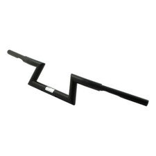 Fehling Low Z-Bar Guidon 12Cm Haut, 1 1/4", Noir, Pour Harley-Davidson Avec TÜV!