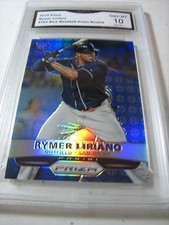 RYMER LIRIANO PADRES 2015 PRIZM BLUE PRIZM ROOKIE RC# 182 GRADED 10  L@@@K