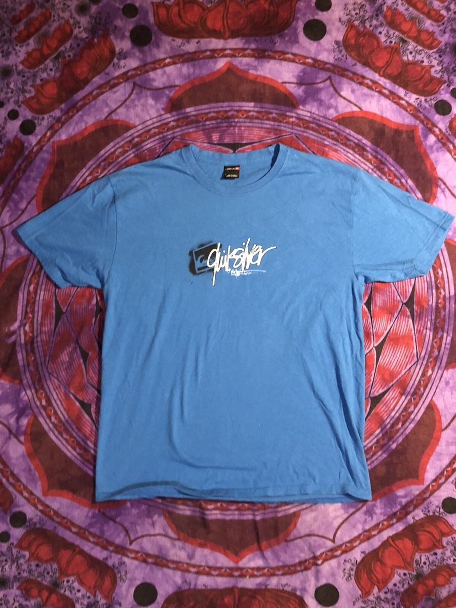 Quiksilver vintage L “blue wave” Skateboarding/Surf T Shirt