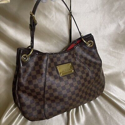 Louis Vuitton Galliera Monogram Pm 866276 Brown Coated Canvas Tote For Sale  at 1stDibs