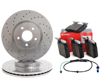 Front Brake Discs Pads For BMW G42 G20 F22 G26 G30 G31 G32 G11 G12 G14 X5 374MM