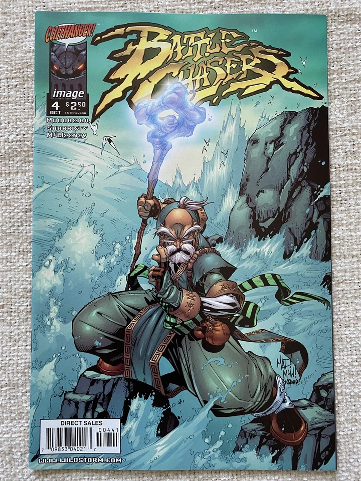 BATTLE CHASERS #4 Cover D Joe Mad Cliffhanger Image Comics 1998 VF/NM
