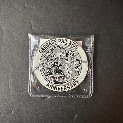 Garbage Pail Kids NICKEL PLATED white cloisonné challenge coin #3