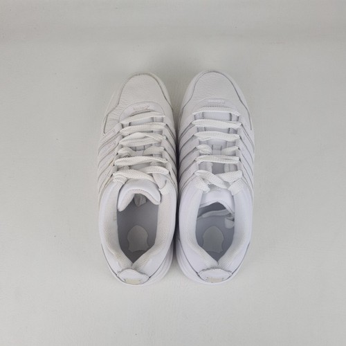 K-Swiss Men's Cracen Low 02029101 Shoes Athletic Sneakers Leather White Sz 9.5 - Picture 5 of 9
