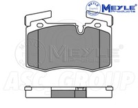 Meyle Bremsbelagsatz, Vorderachse Mit Anti Quietsch Platte 025 244 7814