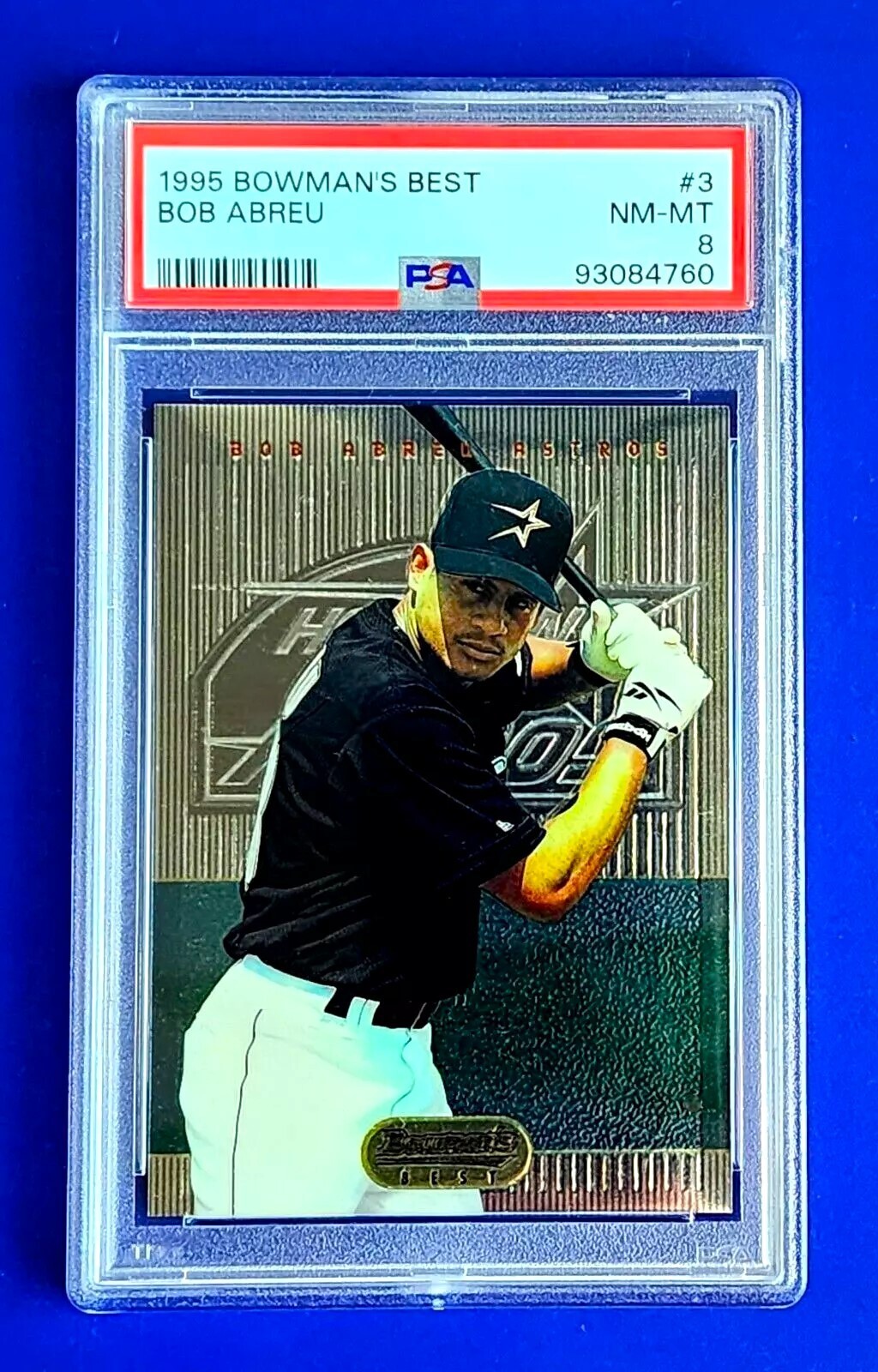 Bobby Abreu 1995 Bowmans Best BLUE SSP Bob RC #3 PSA MINT Hall of Fame Lock 2027
