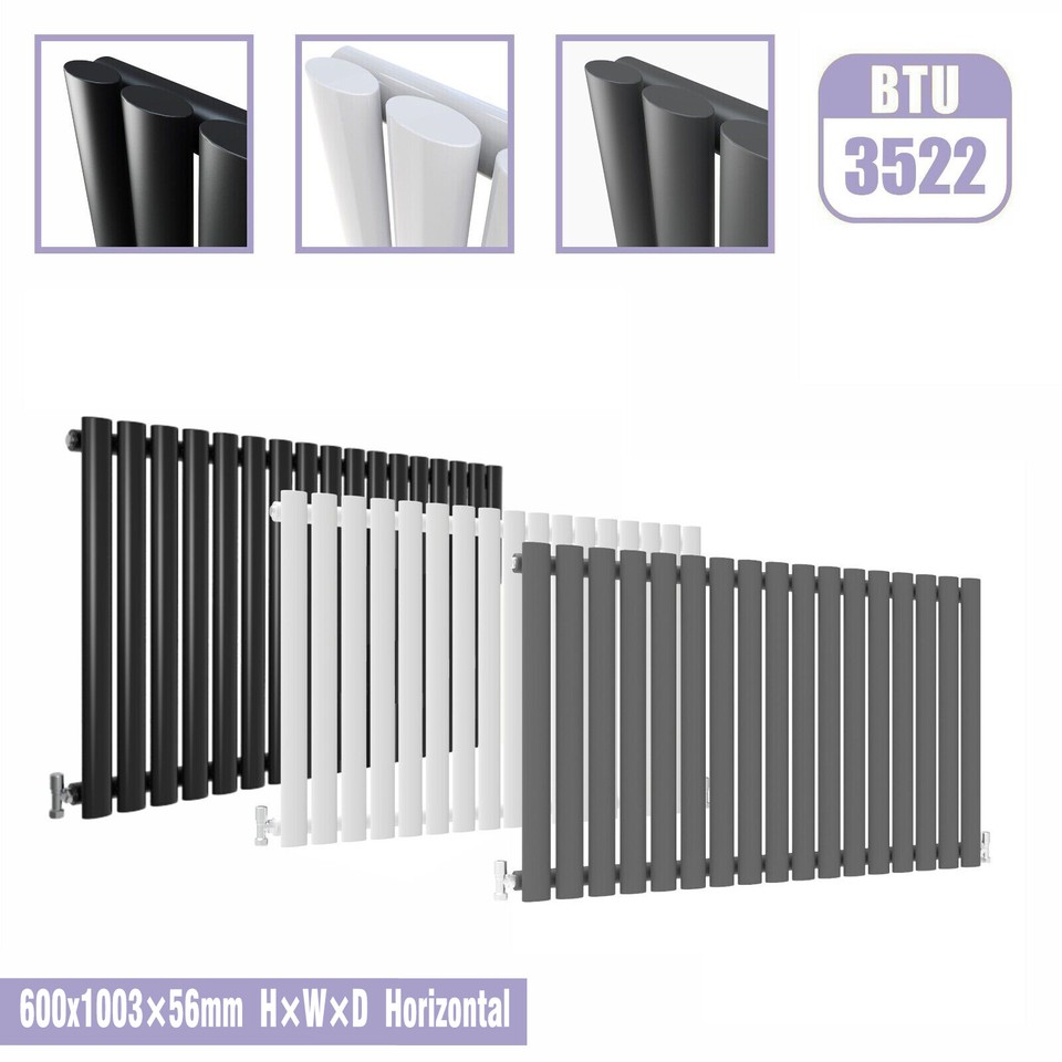 Modern Flat Panel & Oval Column Radiator Horizontal Vertical Central ...
