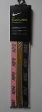Nike Printed Metallic Headbands Assorted 3PK Adult Unisex