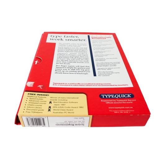 TYPE QUICK - LEARN TO TYPE - Vintage Software - BIG BOX - Picture 3 of 4