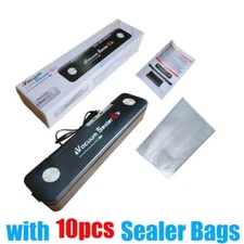 Vacuum Sealer Machine Food Preservation Storage Saver Automatic 10pcs Seal Bag