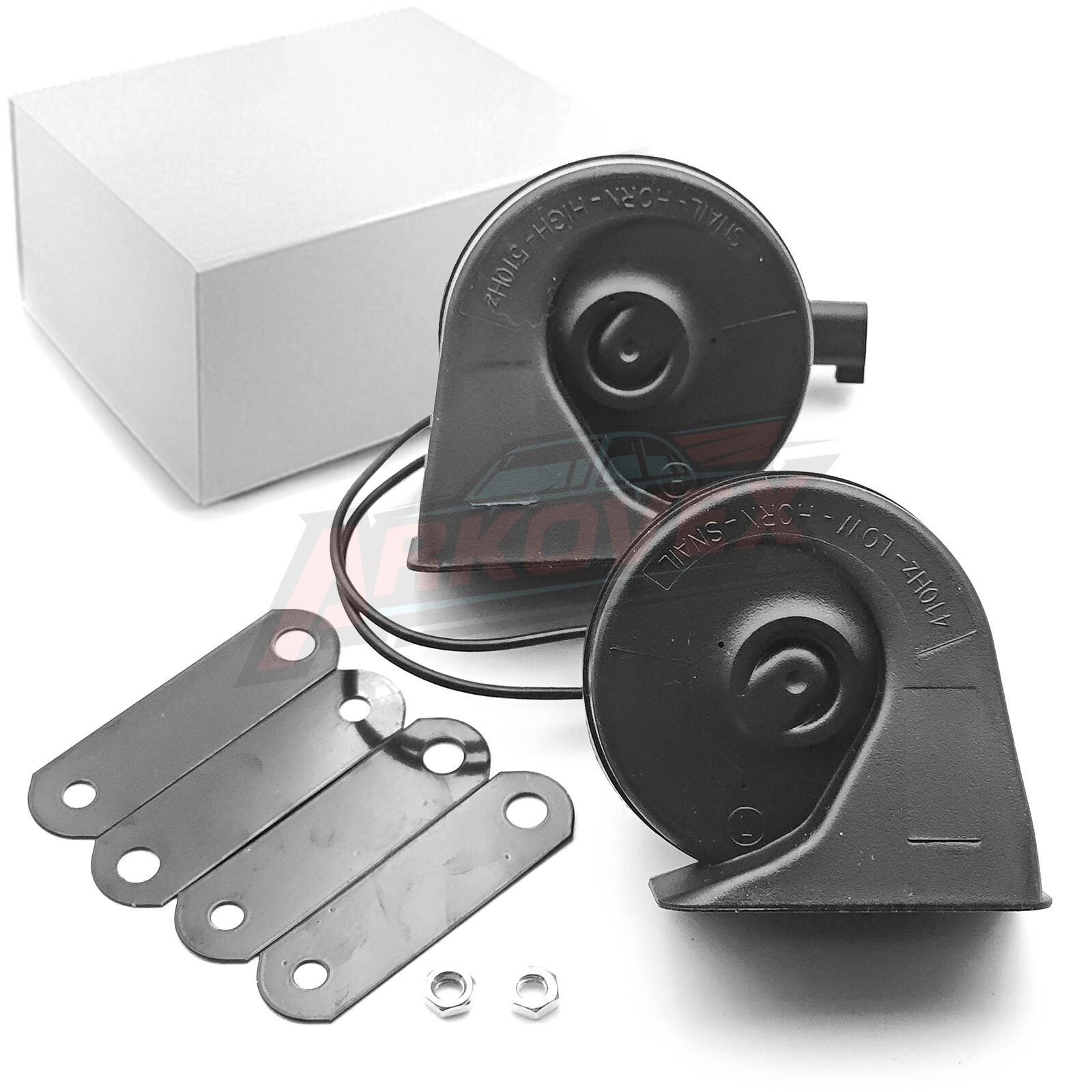 2Pcs For Volvo XC90 XC60 XC40 S90 2016-2020 2018 Snail Horn 110db Loud Dual Tone