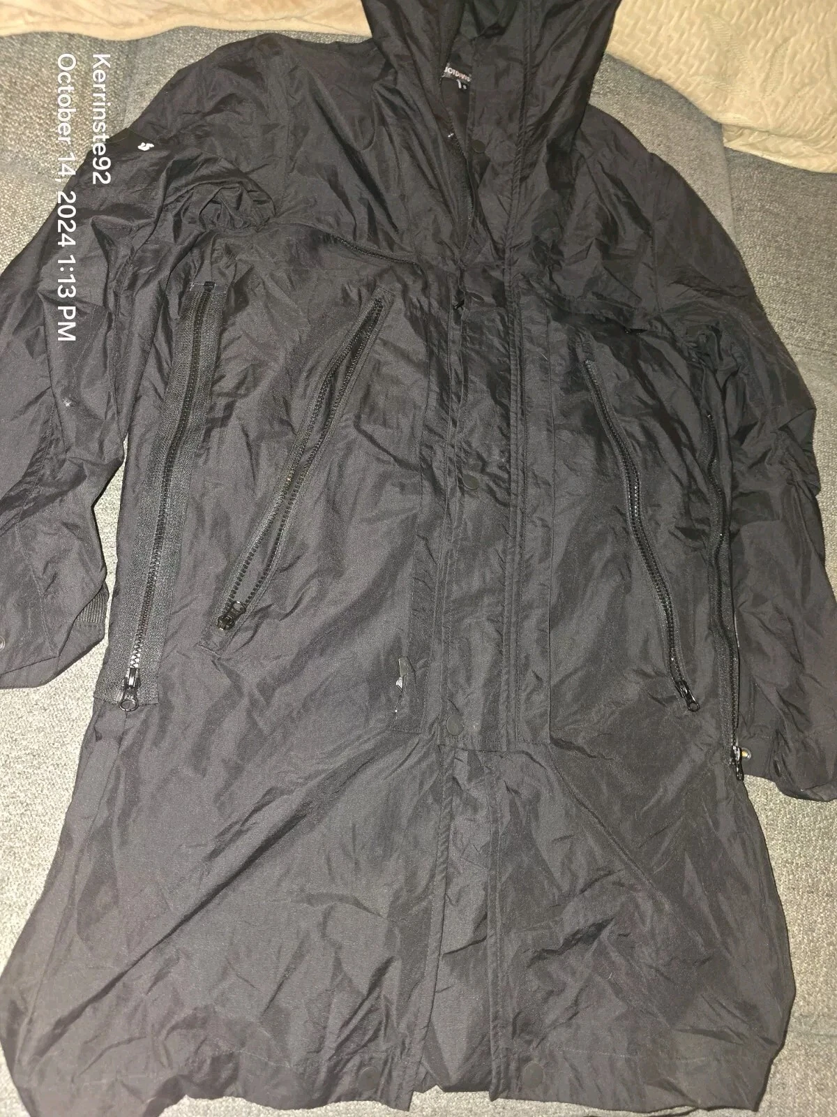RIOT DIVISION WINDBREAKER JACKET WRAPPING PARKA W/ SYMBIOSIS SYSTEM SZ SMALL image 2