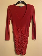 Used Womens Stunning Size 10 Pretty Little Thing Red Party Dress 