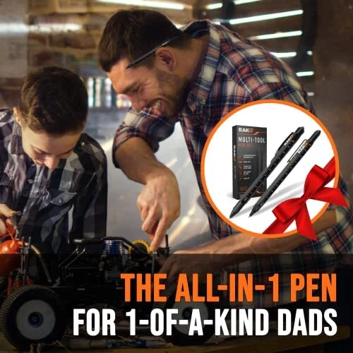 Multi-Tool 2Pc Pen Set - LED Light, Touchscreen Stylus, Multitool Pen Set