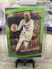 Panini 2025 Prizm WNBA #62 Kahleah Copper Mercury Lime Green Prizm /225