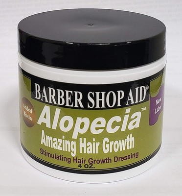 ALOPECIA Biotin Enriched Hair Growth Dressing - 4oz Cream, No Artificial Colors