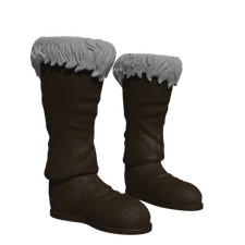 1/12 Scale Action FIgure Boots: Fur lined