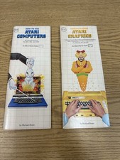 2-Vintage How to Use Atari Computers And Atari Graphics Books, Michael Boom