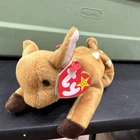 Ty Beanie Babies Whisper Fawn Deer Beanbag Plush 1997 Vintage Age 3+