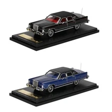 Turning Crush x SunStar 1:64 1979 Lincoln Continental Town Car Diecast Model Car
