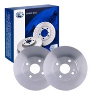 2X Hella Pagid Bremsscheiben Ø255Mm Vorne Passend FüR Mazda 323 MX-5 50255