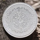 1/4 Troy Oz .999 Fine Silver Aztec Calendar Round BU