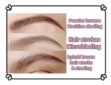 PMU Brow Guide cards A4 Waterproof Brow Style Cards for PMU Artists Salons