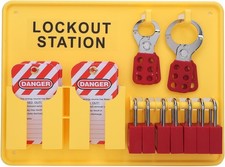 Lockout Tagout Station Deformation Proof Enhanced Safety Wall Mounted Lock Out T