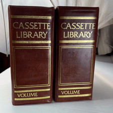 Vintage 70  s lot of 2 vinyl Cassette cases.