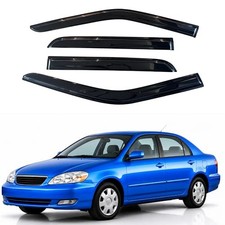 Window Visors Fit For 2003-2008 Toyota Corolla Out-channel Rain Guards Vent Win