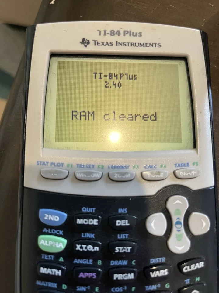 TI 84 Plus Texas Instruments Graphing Calculator Yellow Cover TESTED - Image 3 of 4