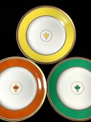 Richard Ginori Impero Plate 7 4in Set of 3 Porcelain Tableware Classic