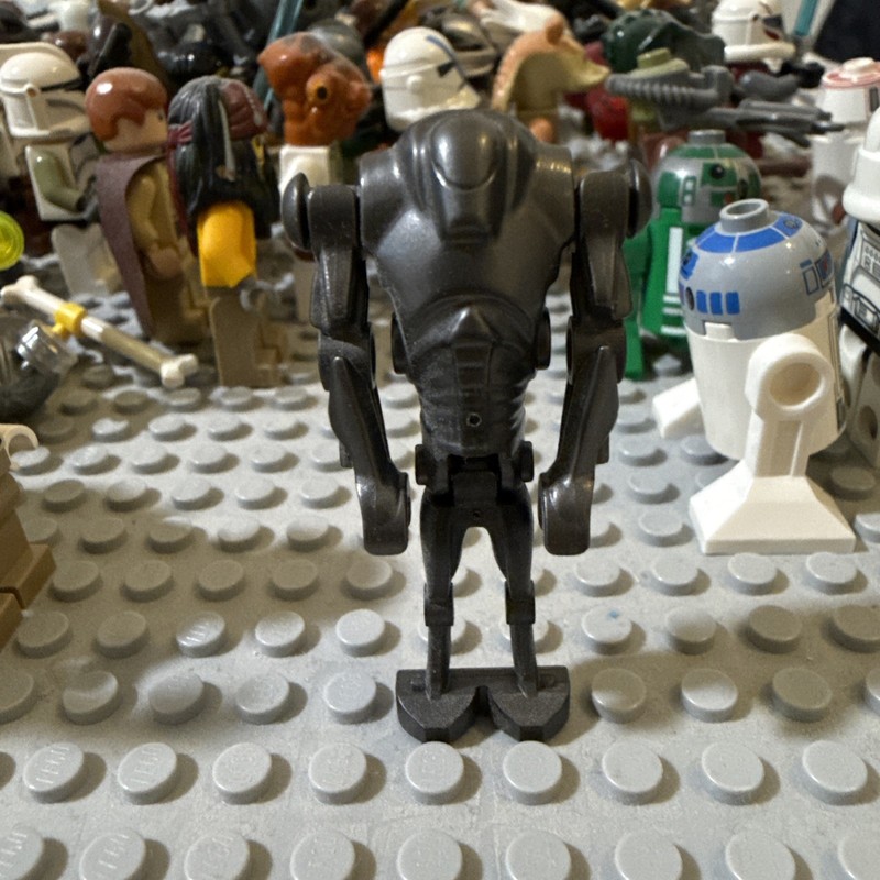Lego Star Wars Super Battle Droid Minifigure Pearl Dark Gray SW0092