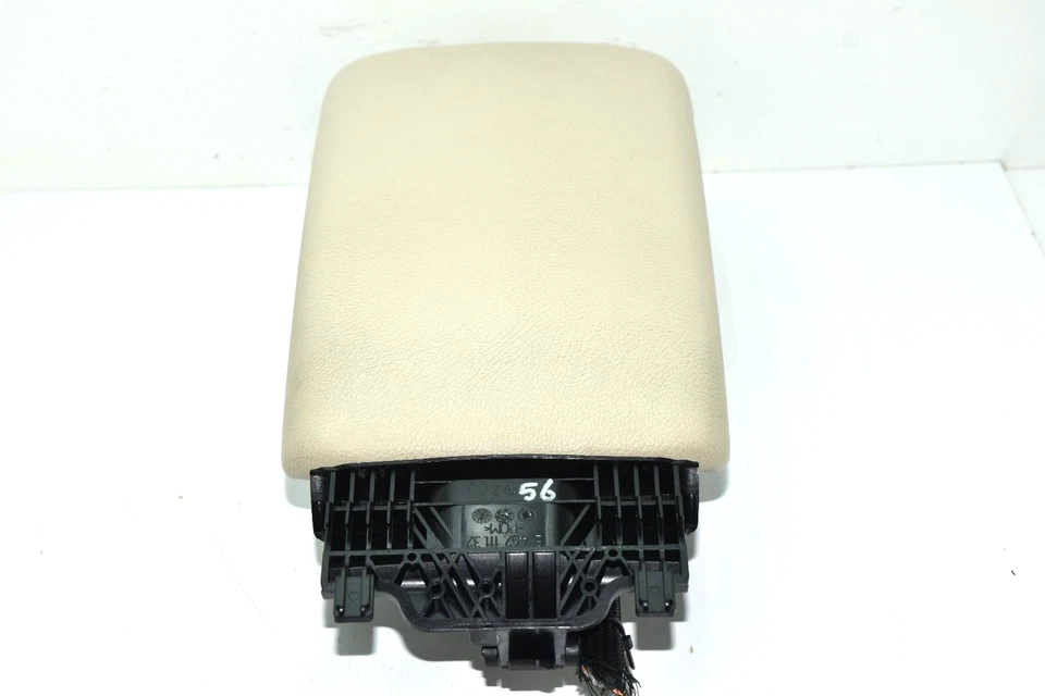 💎2004-2006 Mercedes C230 Beige Consola Central Cuero Apoyabrazos Tapa Superior Cubierta OEM Foto 4 de 4