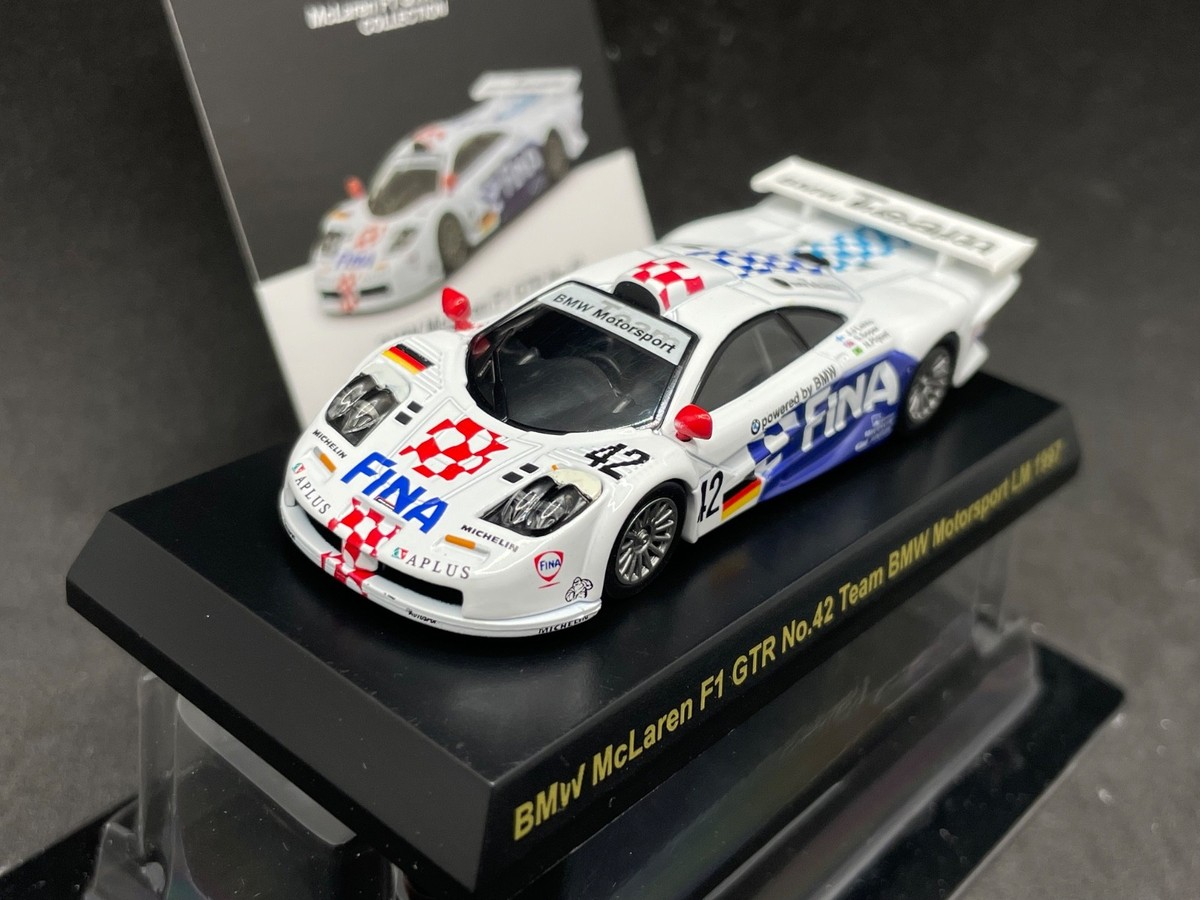 Kyosho 1/64 Mclaren F1 GTR collection No.42 Team BMW MS LM 1997