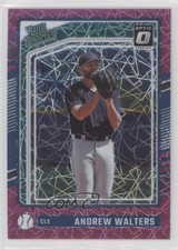 2024 Donruss Optic Rated Prospects Pink Velocity Prizm 19/79 Andrew Walters 1xd