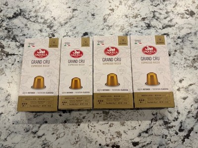 Saquella Grand Cru Espresso Ricco Nespresso 40 total Medium Roast Italy Coffee