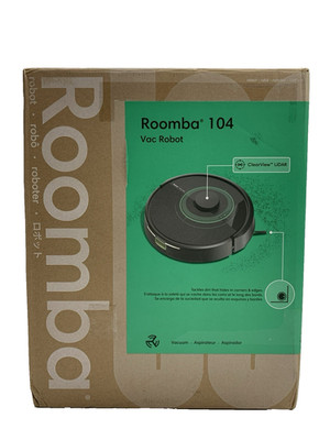 iRobot Roomba 104 Vac Robot Vacuum Intense Power-Lifting Suction for Pet Hair