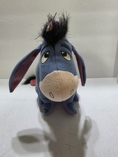 VTG Disney Store Eeyore Bean Bag Plush Stuffed Animal 8"