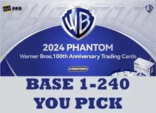 2024 Phantom Warner Bros Base cards YOU PICK!!