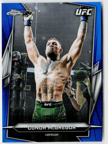 2026 Topps Chrome UFC Conor McGregor #5 Blue Refractor 121/150