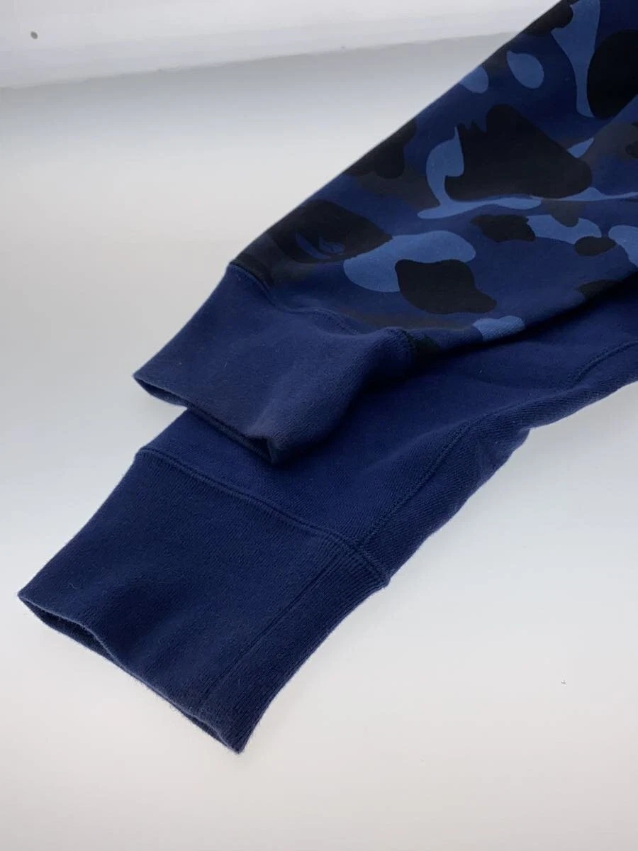 A BATHING APE (BAPE) Felpa con cappuccio A BATHING APE blu L usata