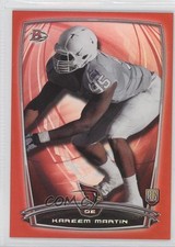 2014 Bowman Rookies Red Foil 30/199 Kareem Martin #49 0c2