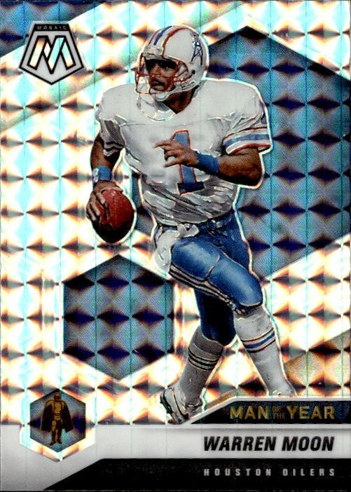 2021 Panini Mosaic #280 Warren Moon Prizm