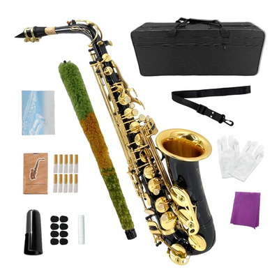 #ad Alto Saxophone Eb Flat Sax Complete Kit with Case amp; Accessories for Student $225.00