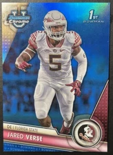 2023 Bowman U Chrome Blue Refractor /199 Jared Verse #60 Florida State Seminoles