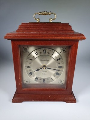 Canterbury Quartz Chime Kaminuhr im Holzgehäuse für Teile Reparatur Display