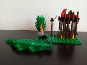Lego Islanders 6246 Crocodile Cage 100% Complete with Instructions