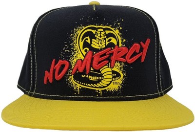 Ripple Junction Cobra Kai Snapback Hat Dojo Logo No Mercy Graffiti Structured